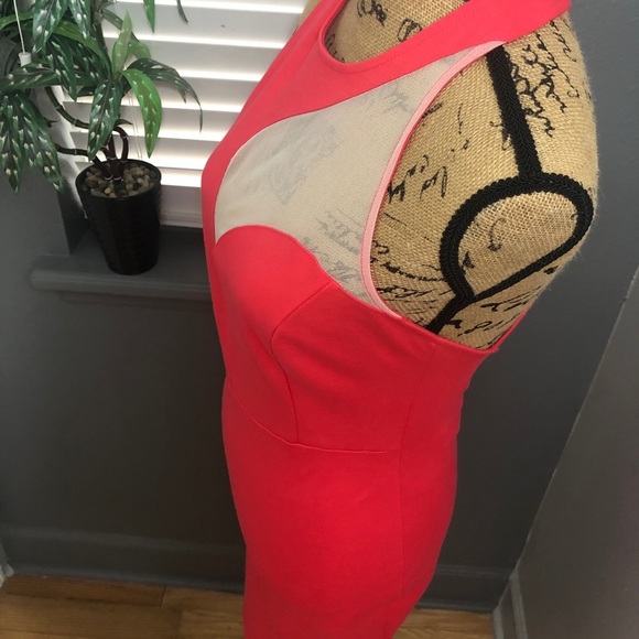 NWT Sophie & Trey Solemio sexy bodycon dress w/mesh detail 💕 - Picture 3 of 7